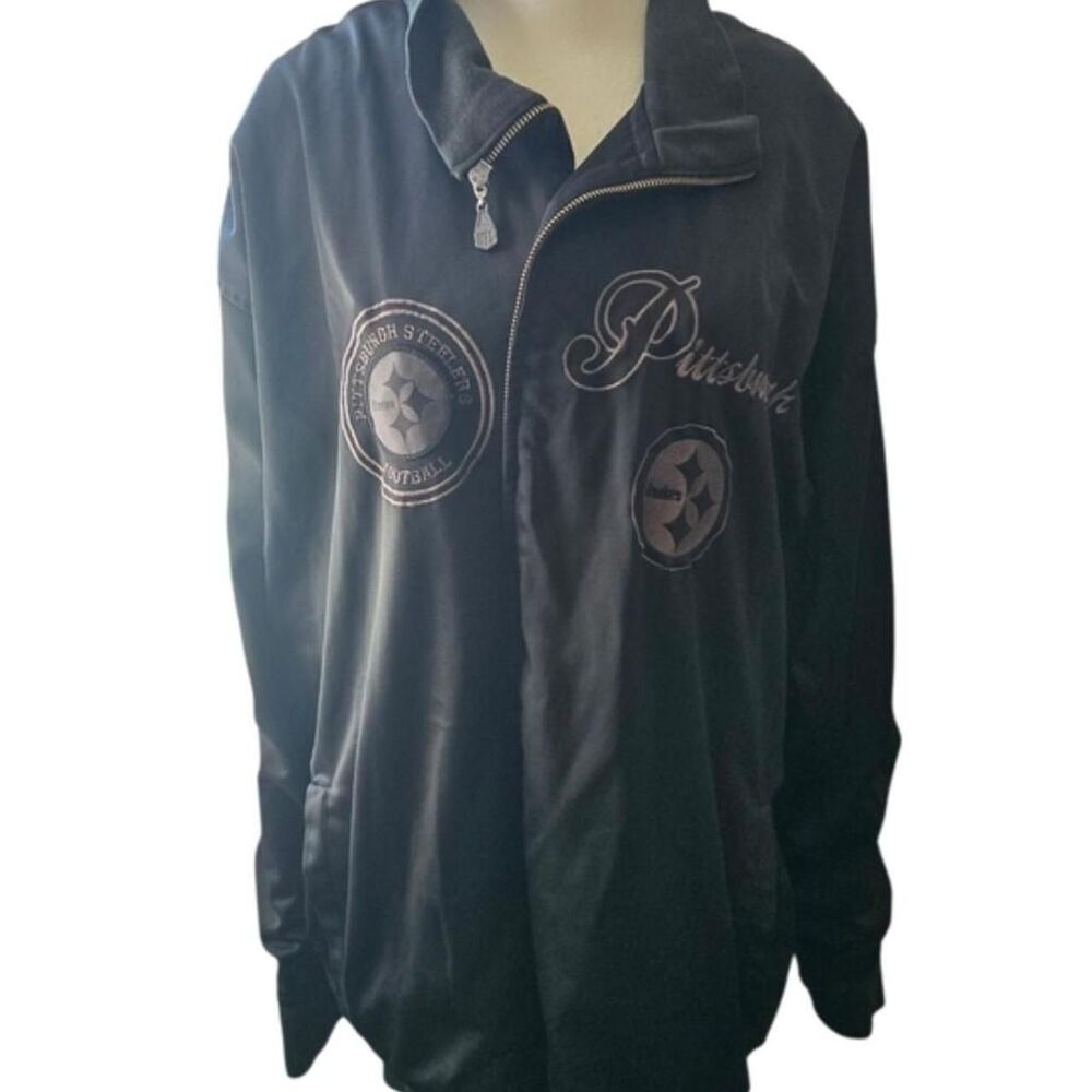 Nfl Men's Black and Navy Jacket